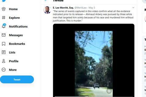 Ein Bildausschnitt des Twitter-Videos