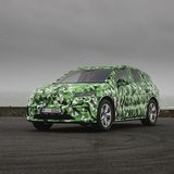 koda Enyaq getarnt