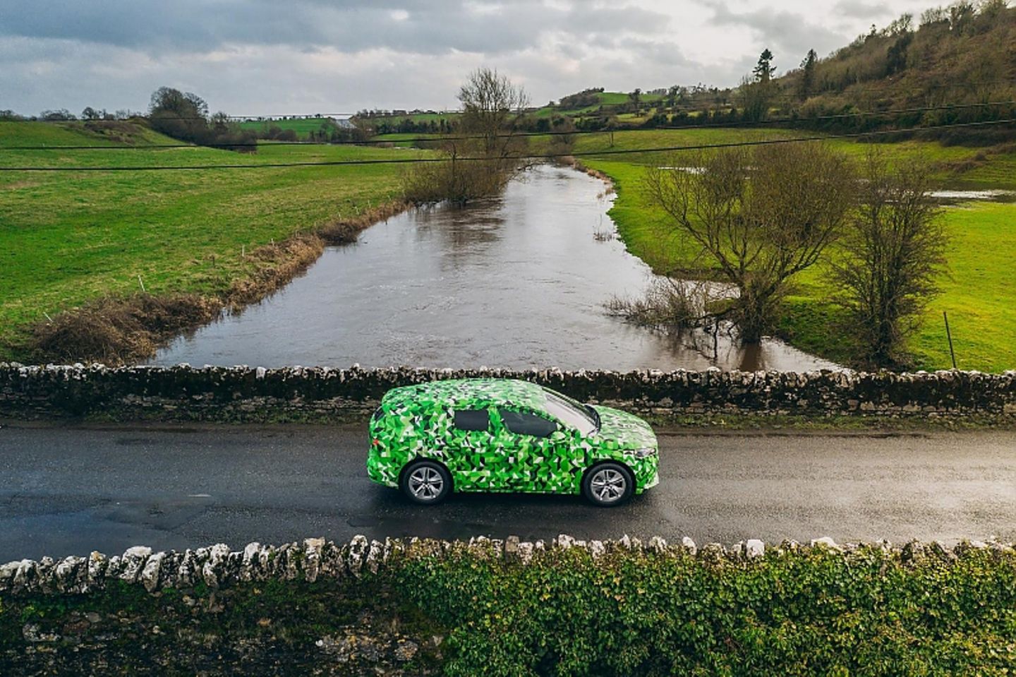 Der koda Enyaq soll bis zu 500 Kilometer Reichweite haben