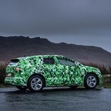 koda Enyaq getarnt