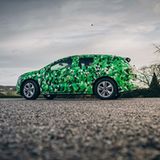 koda Enyaq getarnt