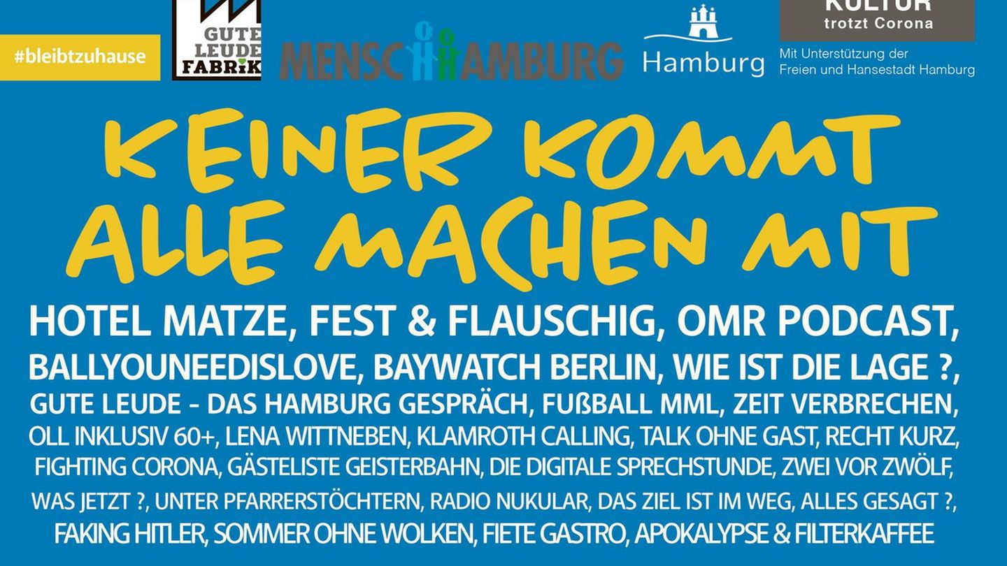 Plakat "Keiner kommt, alle machen mit"