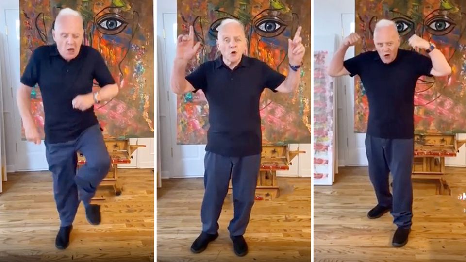 Anthony Hopkins legt eine heiße Sohle aufs Parkett.