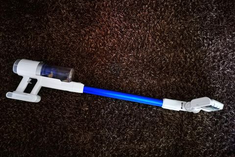 Der Eufy S11 Go  zusammengebaut für den Bodeneinsatz.