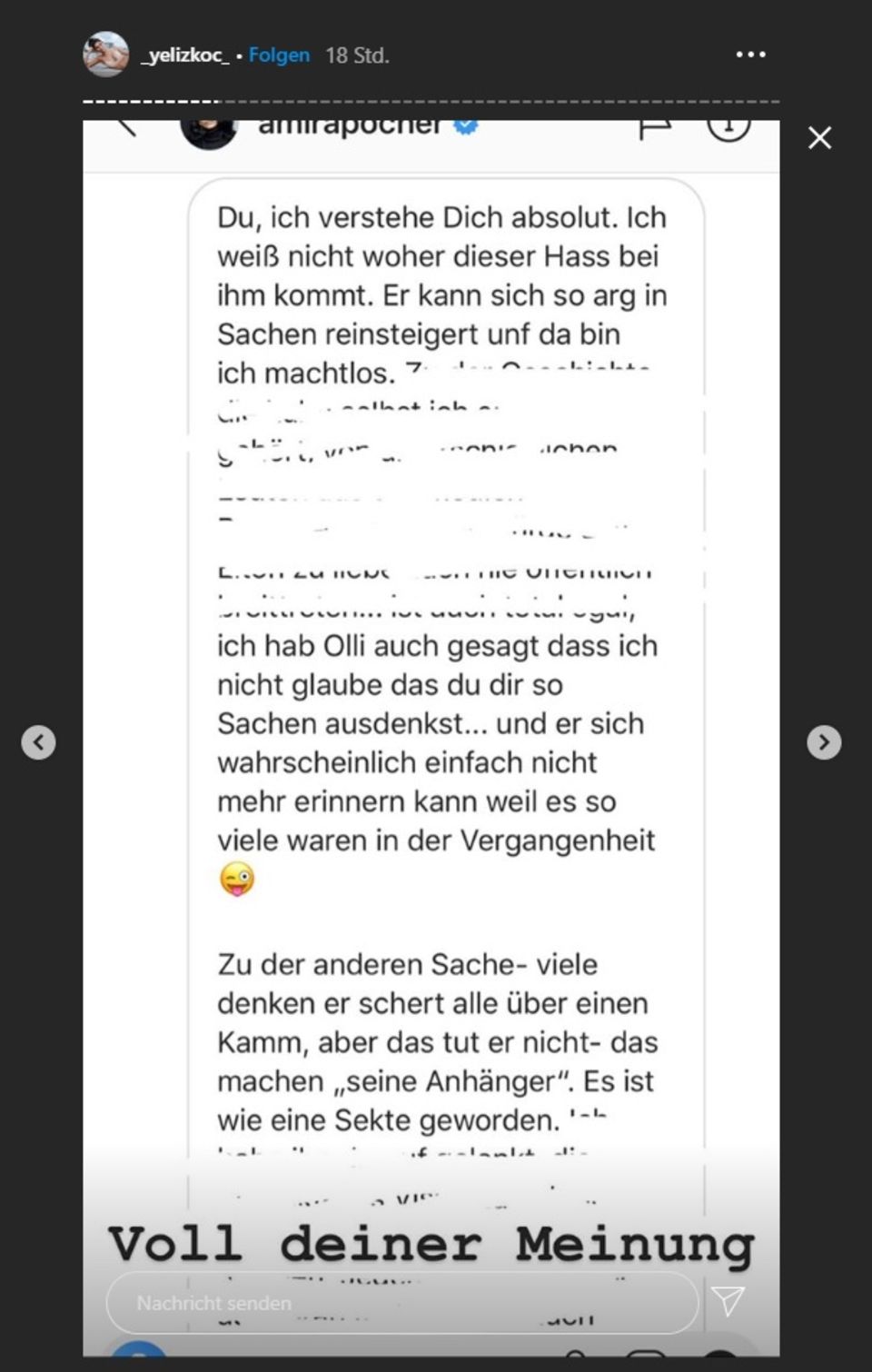 Streit mit Yeliz Koc: "Ich weiß nicht, woher der Hass kommt": Amira Pocher fällt ihrem Mann fies in den Rücken