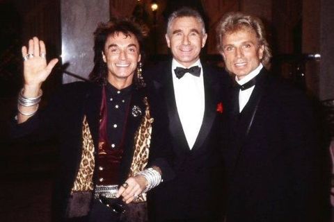 Frédéric Prinz von Anhalt mit Siegfried und Roy
