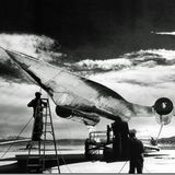 Radartest auf der Area 51 - die A-12 steht auf dem Kopf