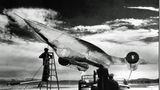 Radartest auf der Area 51 - die A-12 steht auf dem Kopf