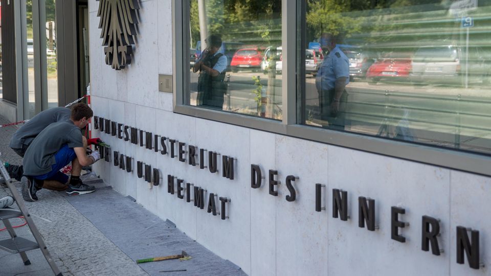 Das Bundesministerium des Innern in Berlin