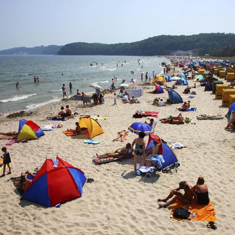 Gefüllter Strand