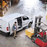 Europaletten können mühelos verstaut werden