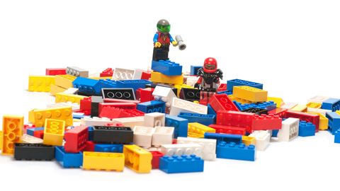 Lego mit Astronauten-Figuren