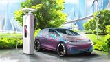 Beim VW ID.3 mit der 77 kWh Batterie beträgt die maximale Ladeleistung 125 kW und füllt die Akkus in 40 Minuten
