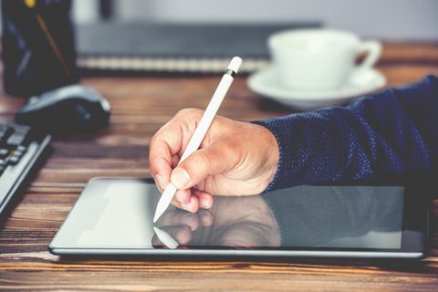 Tablet mit Stift