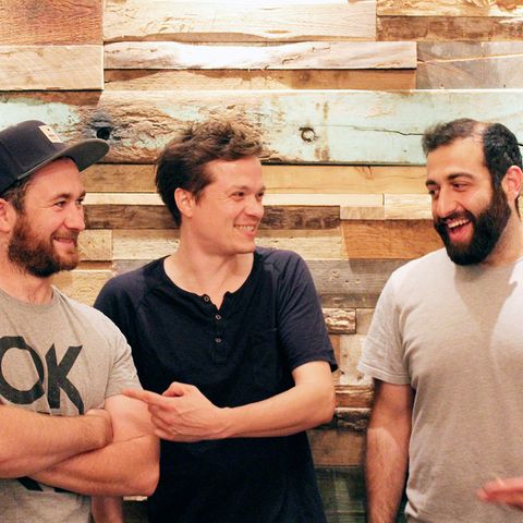 Die Drei vom "Gutburgerlich" in Gießen: Dominic Büttner (l.), Philipp Kübler (m.) und Minas Adis.