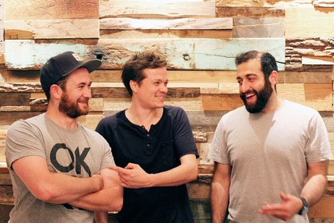 Die Drei vom "Gutburgerlich" in Gießen: Dominic Büttner (l.), Philipp Kübler (m.) und Minas Adis.