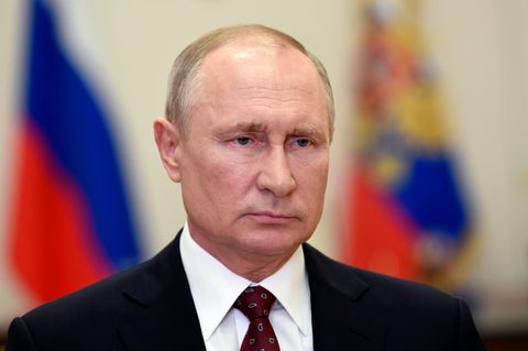 Russland, Moskau: Der russische Präsident Wladimir Putin