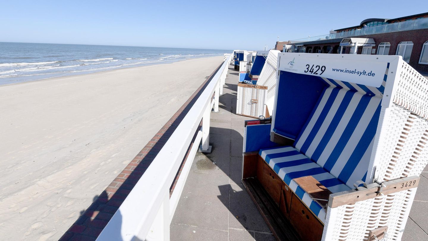 Noch sind die Strände auf Sylt, wie hier in Westerland, relativ leer. Das könnte sich bald wieder ändern.