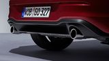 Wie es sich für einen GTI gehört: Zwei Auspuffrohre