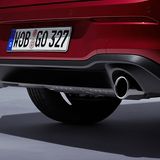 Wie es sich für einen GTI gehört: Zwei Auspuffrohre