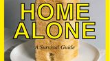 Cover des Buches "Home Alone" mit einem Turm aus Toastbrot
