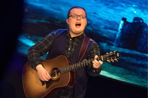 Angelo Kelly singt bei der Generalprobe vor einer TV-Aufzeichnung