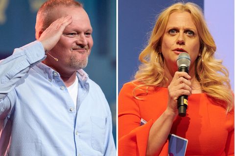 Stefan Raab und Barbara Schöneberger