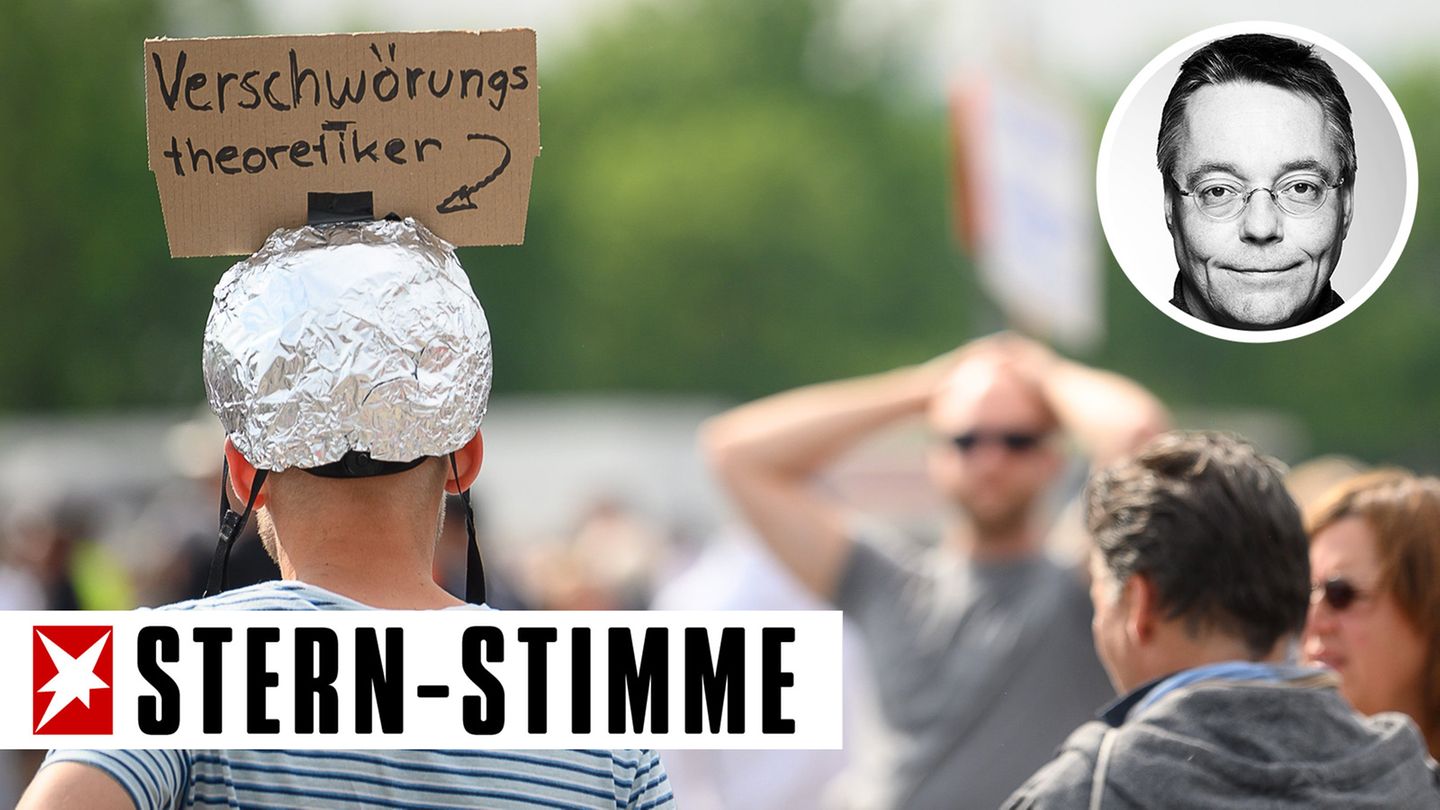 Ein Mann mit Aluhut