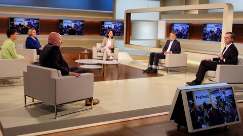 Anne Will wollte von ihren Gästen wissen: "Corona-Einschränkungen – waren und sind die Grundrechtseingriffe verhältnismäßig?"
