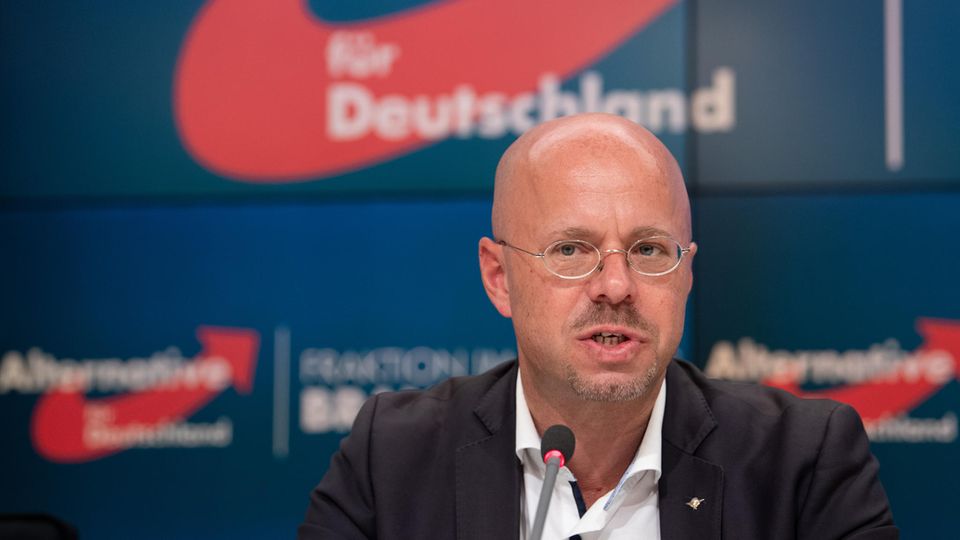 Andreas Kalbitz, Fraktionsvorsitzender der Brandenburger AfD