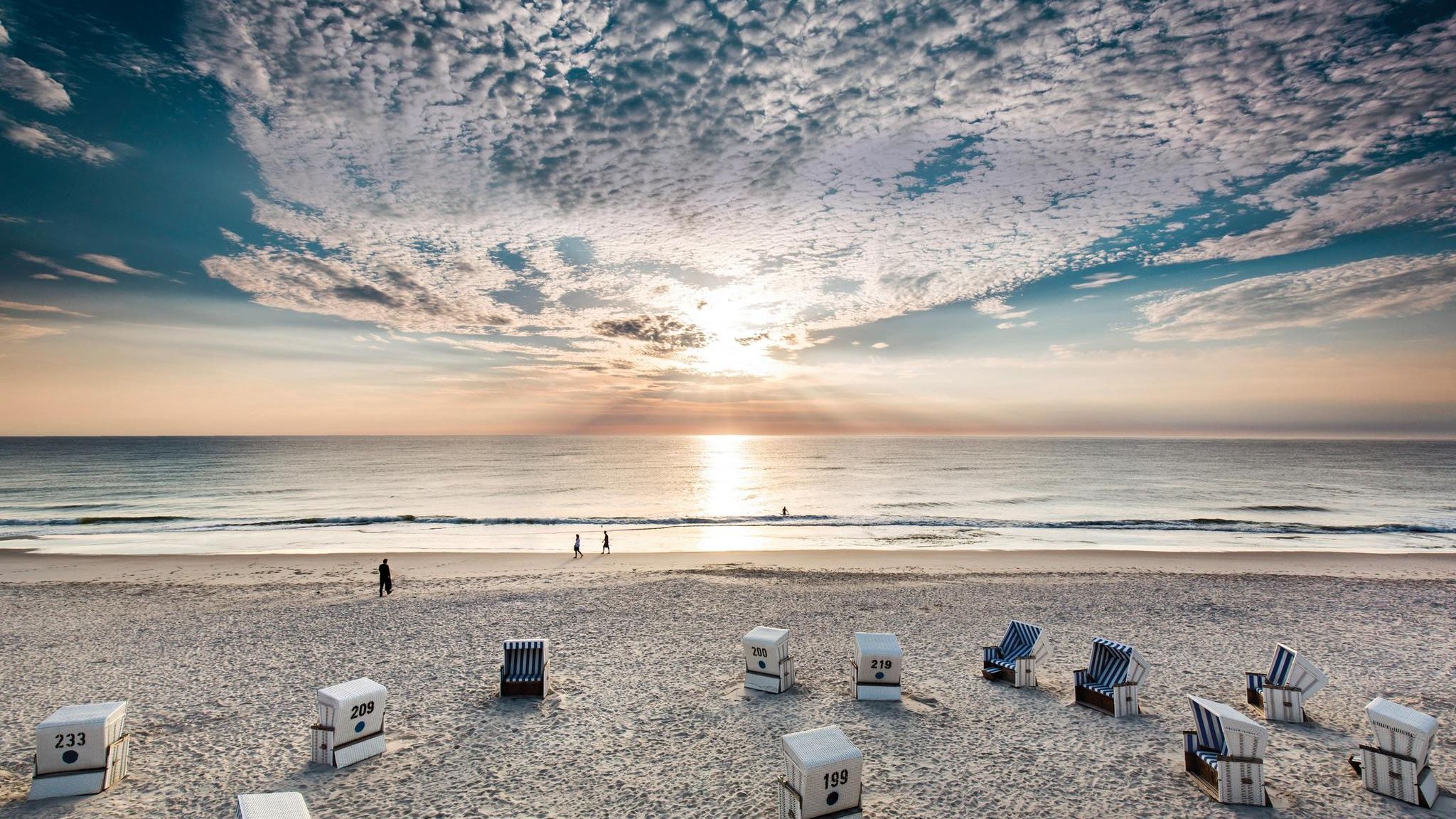 Der Strand bei Kampen auf Sylt