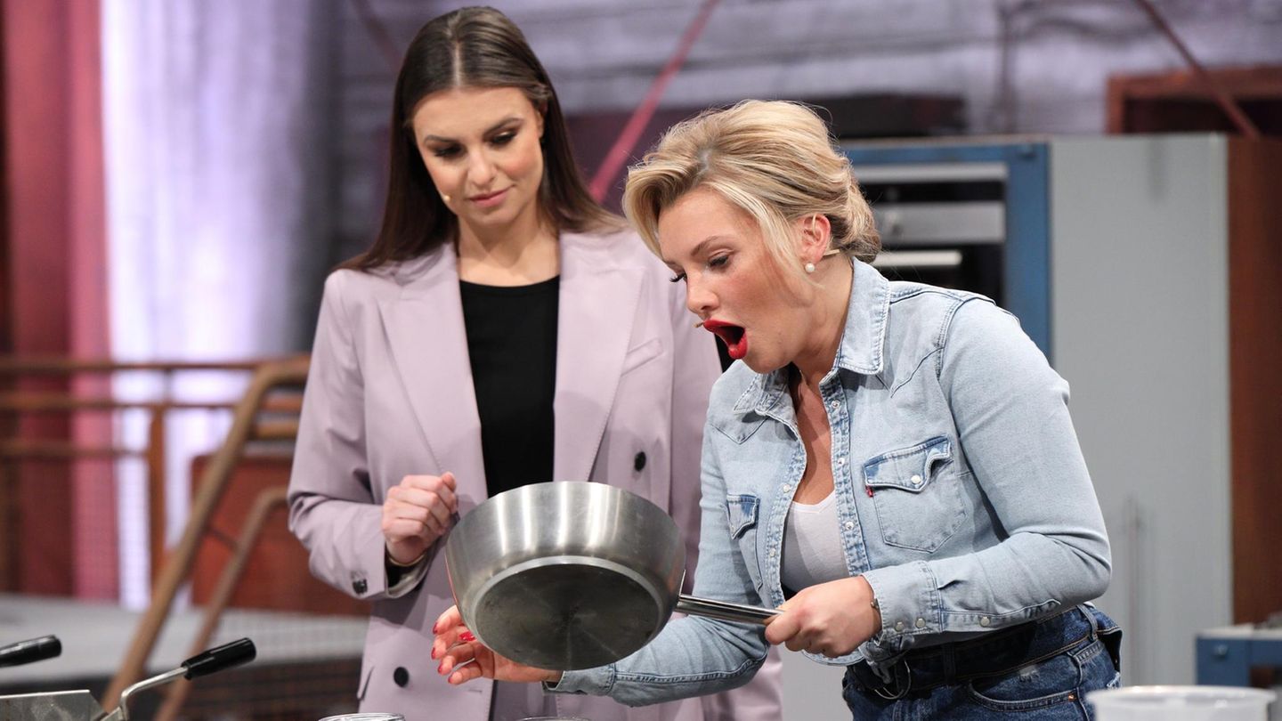 Evelyn Burdecki sorgte bei "Grill den Henssler" für Chaos