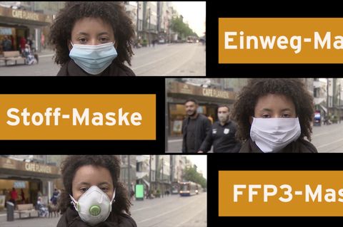 Schutz vor Corona: Stoff, Einweg oder FFP3: Mit welcher Maske kann man am besten atmen?