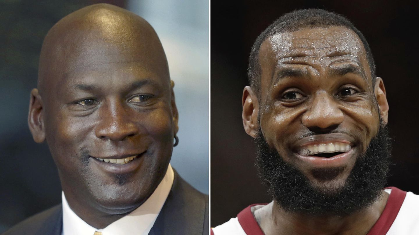 Michael Jordan und LeBron James