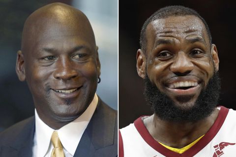 Michael Jordan und LeBron James