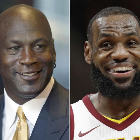 Michael Jordan und LeBron James
