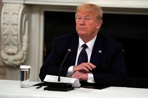 Donald Trump nimmt Hydroxychloroquin ein