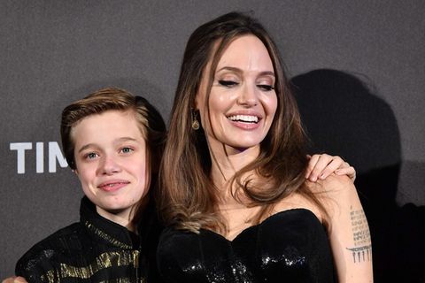 Shiloh Nouvel und Angelina Jolie