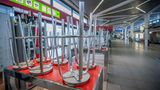 Die gegenwärtige Realität: Schon seit Wochen herrscht am Haupterminal A in Tegel gähnende Leere