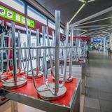 Die gegenwärtige Realität: Schon seit Wochen herrscht am Haupterminal A in Tegel gähnende Leere