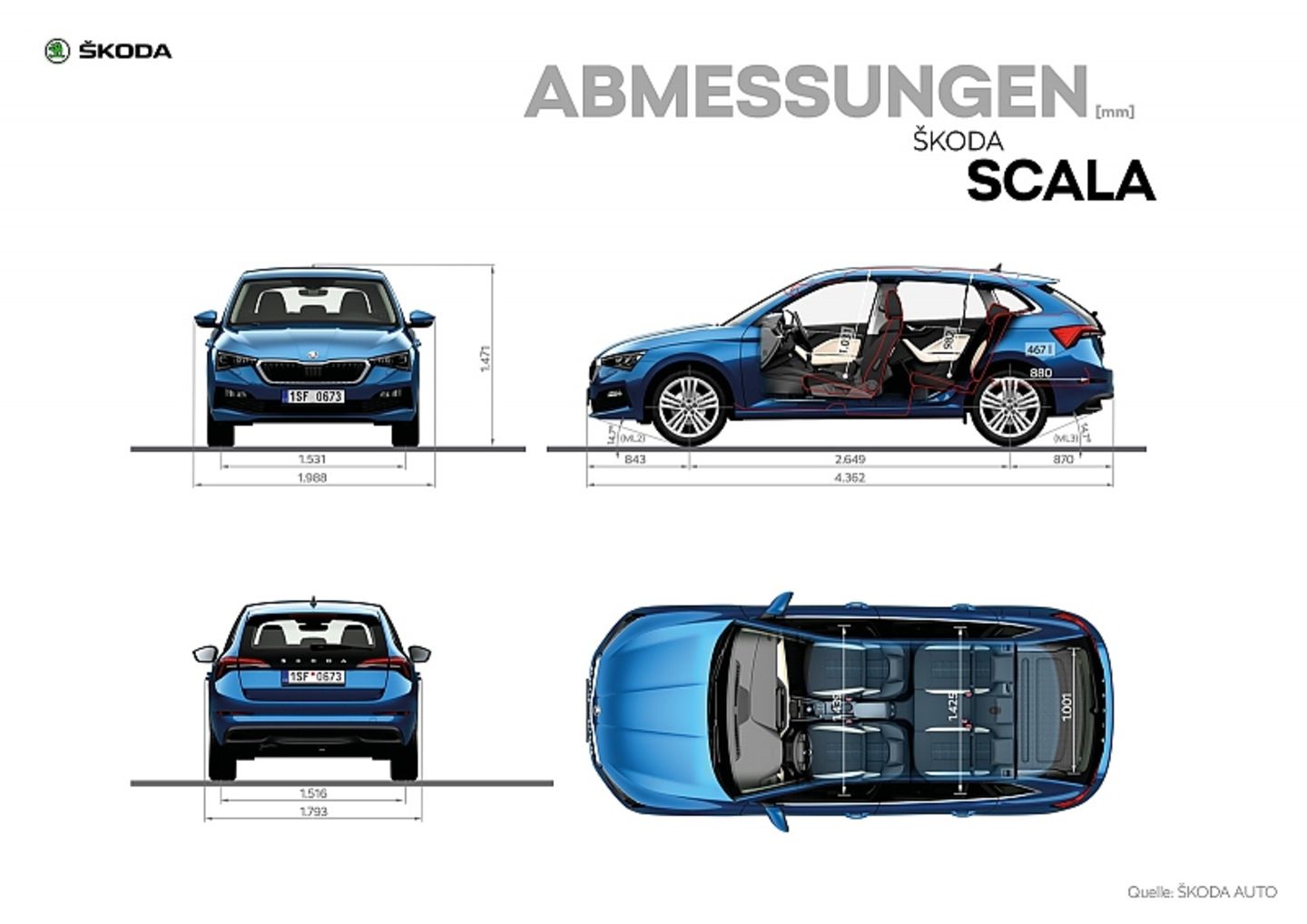 Skoda Scala 1.0 G-Tec