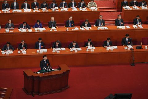 Peking, China: Eröffnung des Nationalen Volkskongresses