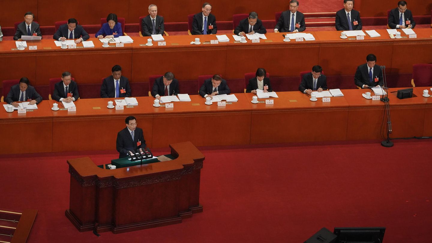 Peking, China: Eröffnung des Nationalen Volkskongresses