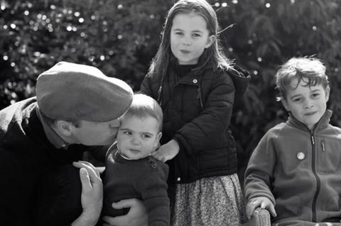 Prinz William mit seinen drei Kindern.