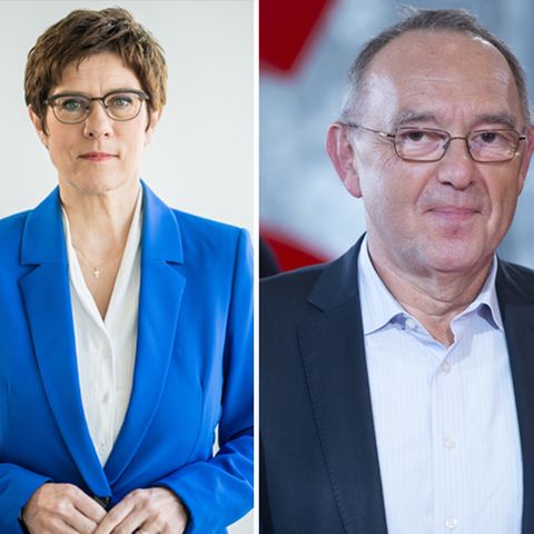 Annegret Kramp-Karrenbauer (CDU), Norbert Walter-Borjans (SPD), Linda Teuteberg (FDP)