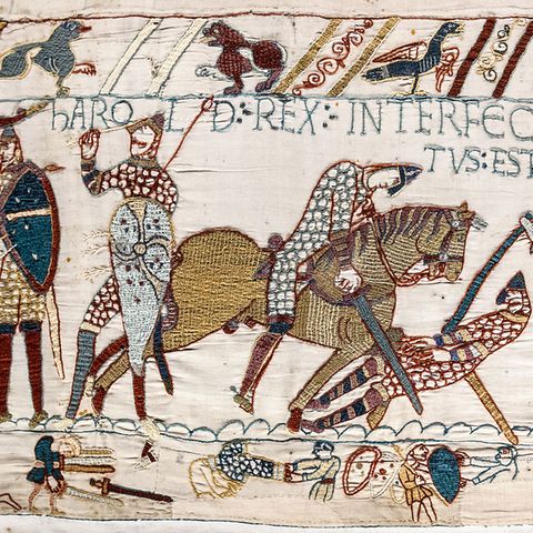 Teppich von Bayeux Wirkung der Langbogen