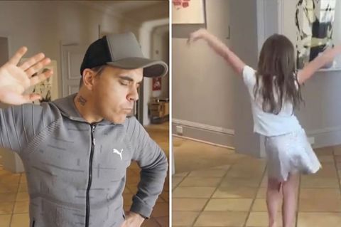 Robbie Williams Tochter Theodora begeistert mit einer Tanzperformance