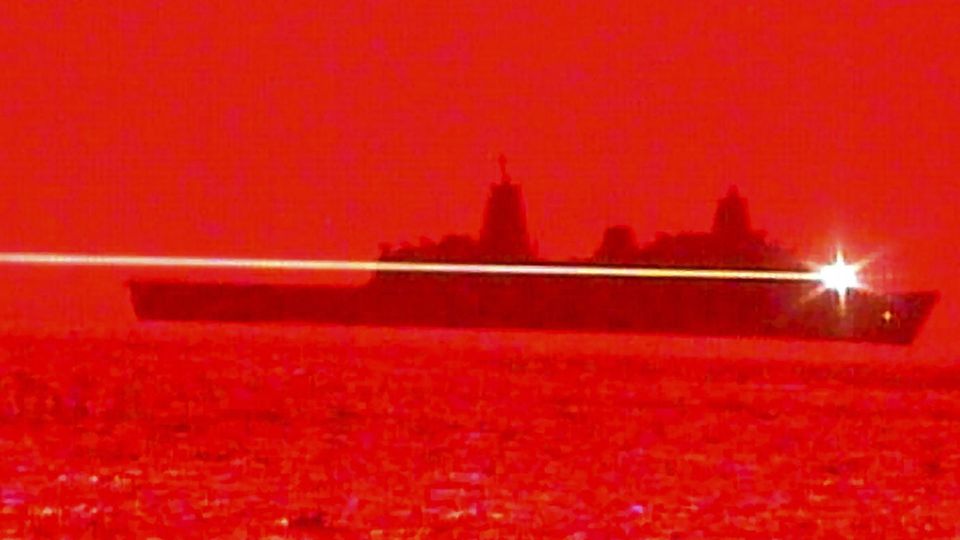 US Navy Laserkanone US Navy Laserkanone