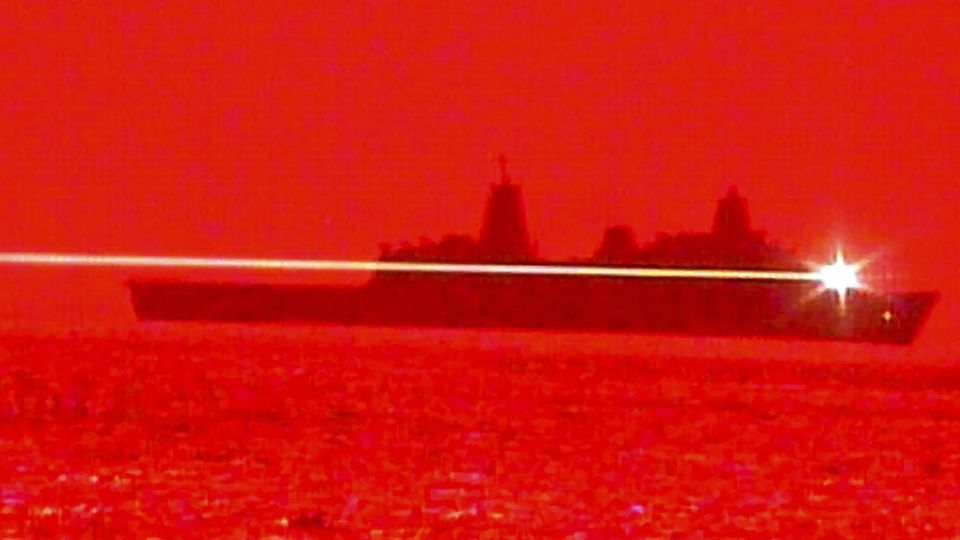 US Navy Laserkanone