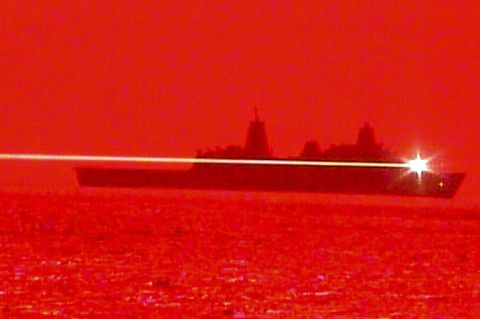 US Navy Laserkanone